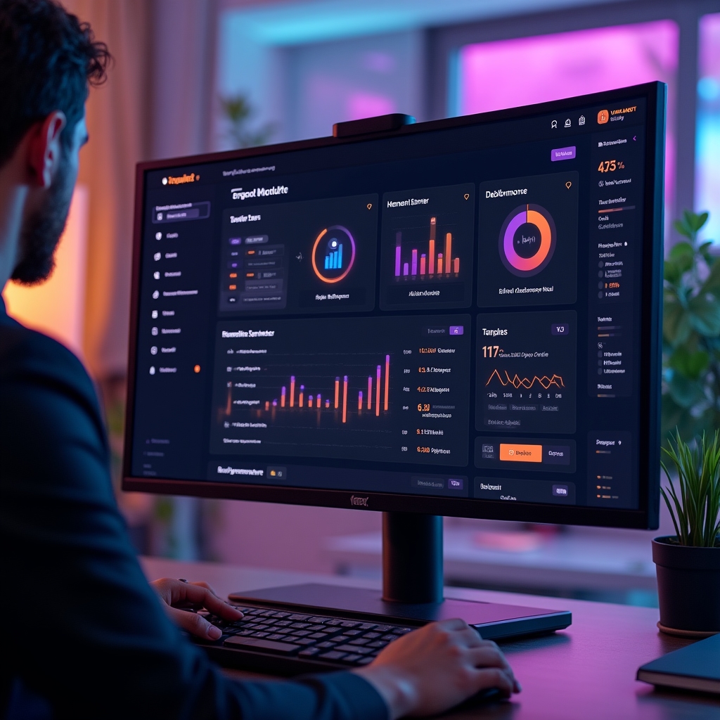 VargaNet Control Panel Dashboard